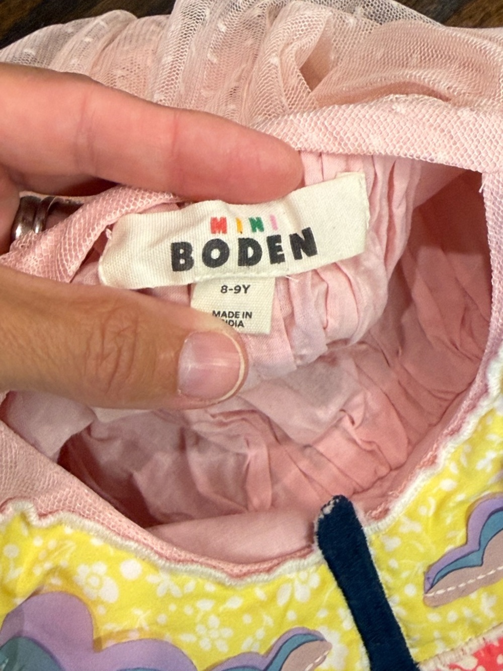 Mini Boden Butterfly Dress - Picture 5 of 5